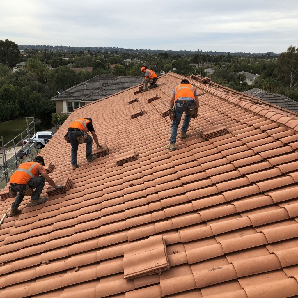Professional roofing installation